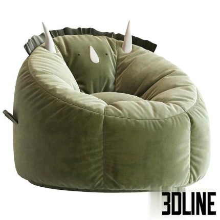 Dinosaur Bean Bag Chair  (3dline.net)