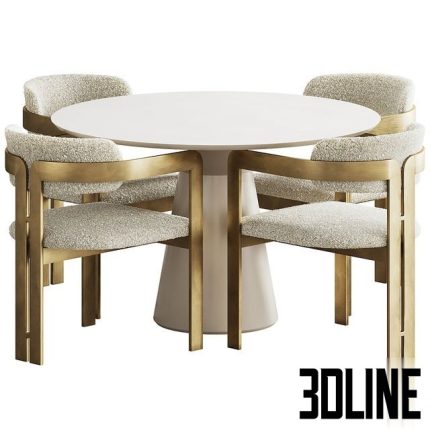 Donato by Eichholtz dining set 0(3dline.net)
