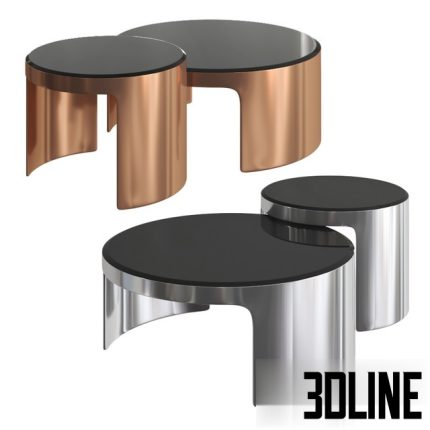 Eichholtz - Coffee Table Piemonte set of 2(3dline.net)