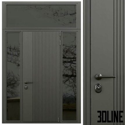 Entrance door set6(3dline.net)