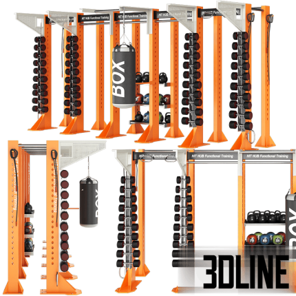Escape HIT HUB Functional Training frames (3dline.net)