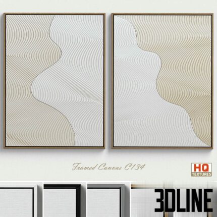 Framed Canvas C-134(3dline.net)