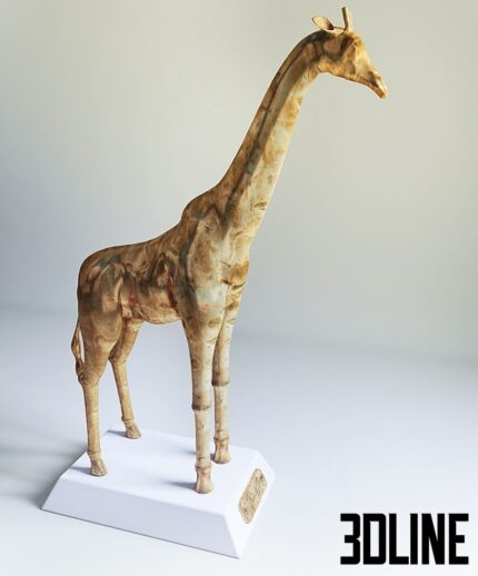 Giraffe Figurine(3dline.net)