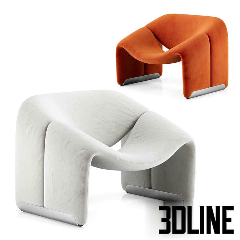Groovy Lounge Chair Pierre Paulin(3dline.net) (1)