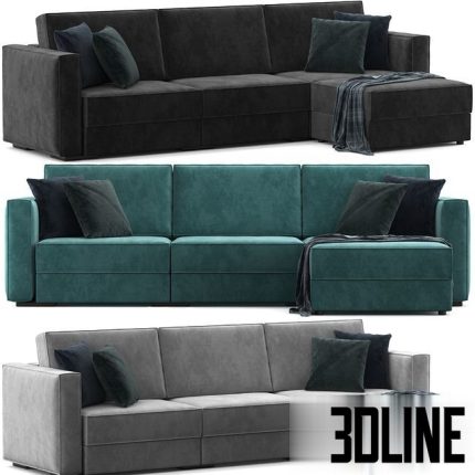 Hero 4-sectional Casanova seawave Askona 1(3dline.net)