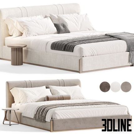 Lagom Wood Bed By Dantonehome 0(3dline.net)