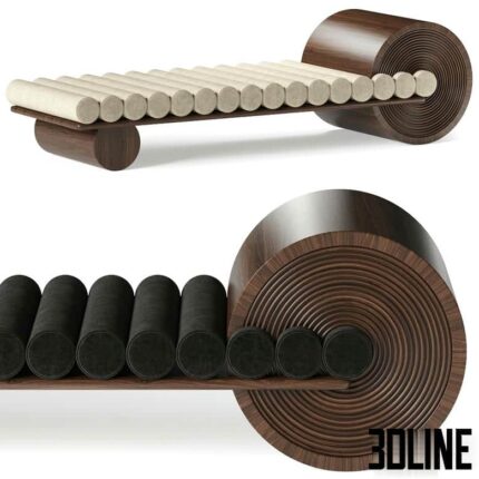 Mezzo Collection Francis Bench 01(3dline.net)