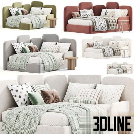 Pikachu kids corner bed 0(3dline.net)