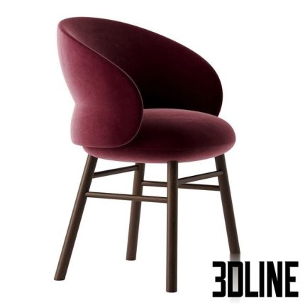 Pottolo dining chair by Alki 0(3dline.net)
