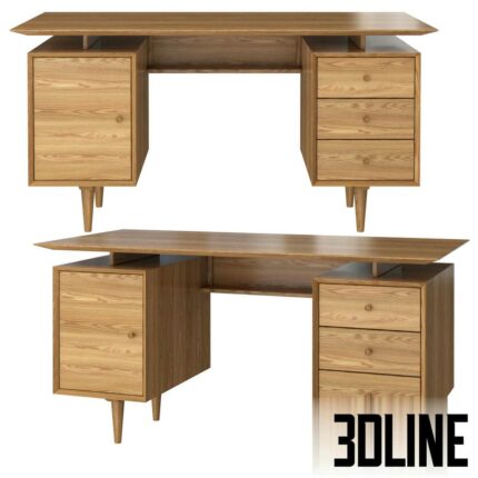 Quilda writing desk(3dline.net)