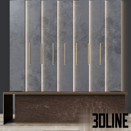 Reception desk 7(3dline.net)