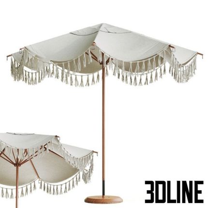 Round Cantilever Outdoor Patio Umbrella Pottery Barn 005 0(3dline.net)