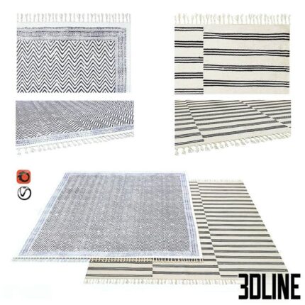 Set of carpets ZARA HOME part 5(3dline.net)