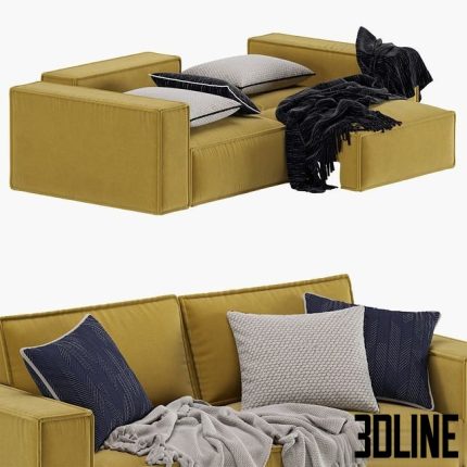 Sofa Ebi Happy Yellow Loft 1(3dline.net)