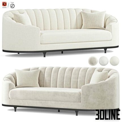 Sofa agostino by eichholtz(3dline.net)