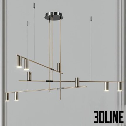 TRIBES CHANDELIER Nickel(3dline.net)