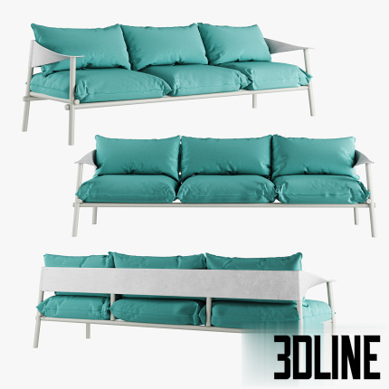 Terramare Three Seats Sofa(3dline.net)