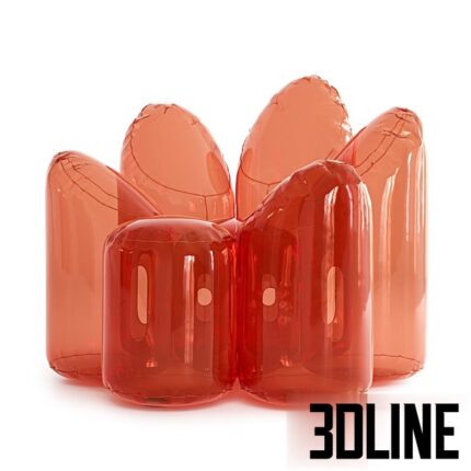 Airflower Roche Bobois armchair(3dline.net)