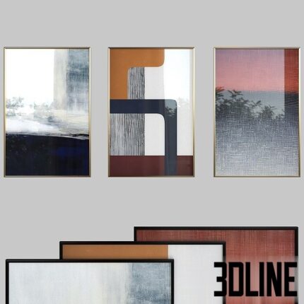 Canvas Painting With Frame 025(3dline.net)