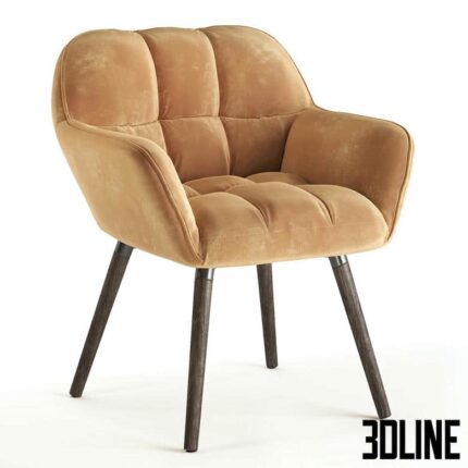 Chair Brian Zamsha Beige(3dline.net)