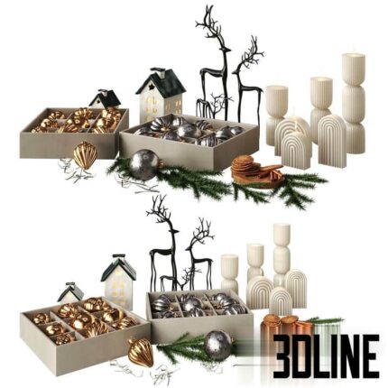Christmas Decor set 2(3dline.net)