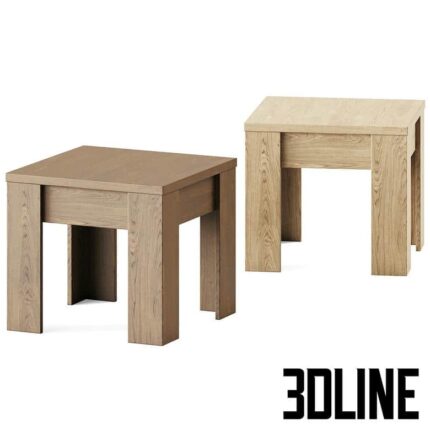 Coffee Table Vedde by Jysk (3dline.net)
