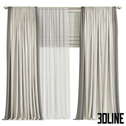 Curtain 866(3dline.net)