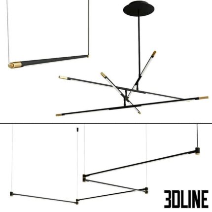 LED Chandelier Pendant Light(3dline.net)