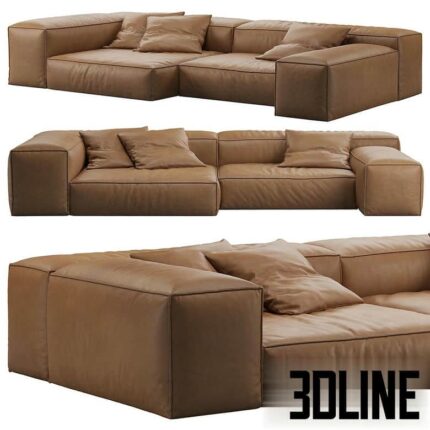 Extrasoft Sofa by Living Divani Comp 1(3dline.net)