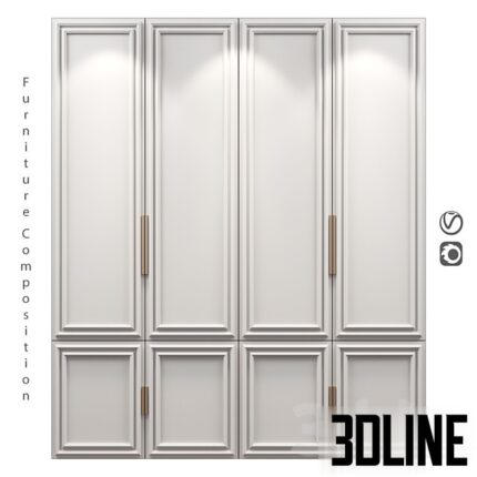 Furniture Composition 338(3dline.net)