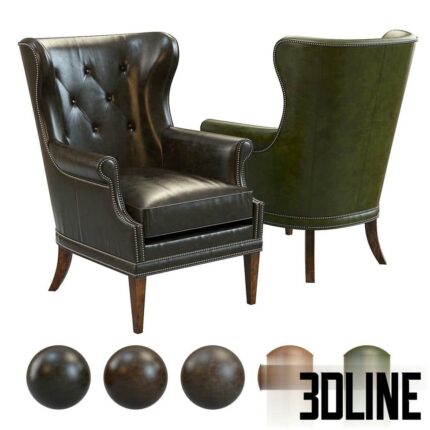 Hooker maya armchair(3dline.net)