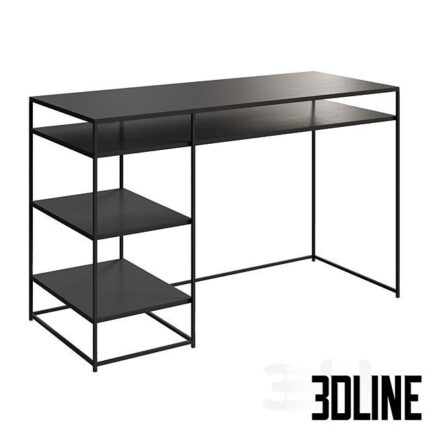 La Redoute Metal Writing Desk Hiba(3dline.net)