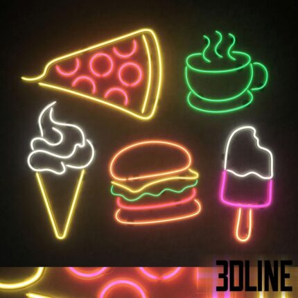 Light modules Set 63 Neon(3dline.net)