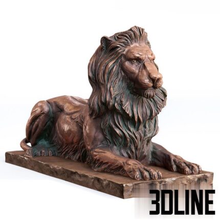 Lion Sculpture(3dline.net)