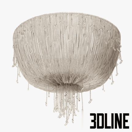 Louise Bradley - Crystal drape light(3dline.net)