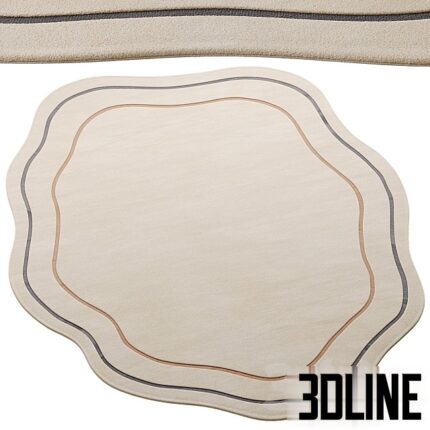 Lumi Handtufted Wool Rug(3dline.net)