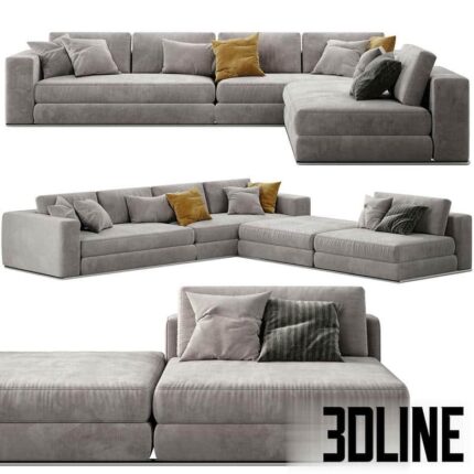 Minotti Hamilton Sofa Opcion B(3dline.net)