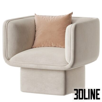 Missana BLOCK ARMCHAIR(3dline.net)