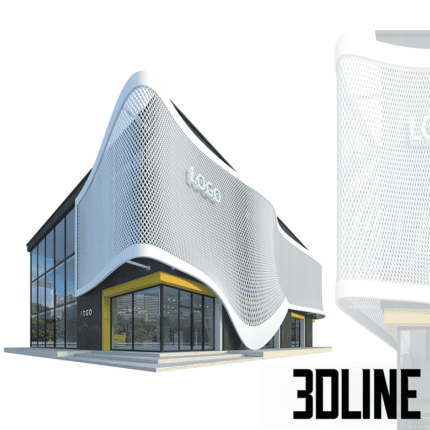 Modern Commercial Building No4(3dline.net)