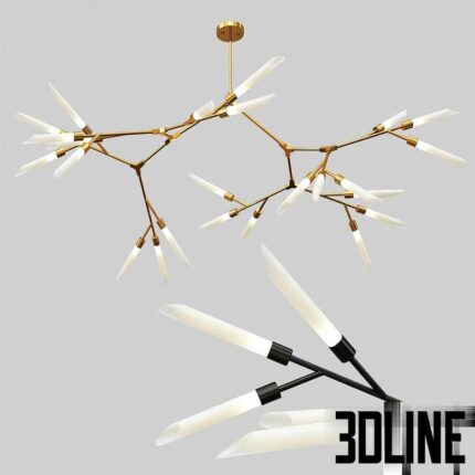 Modern Led Nordic Chandelier(3dline.net)