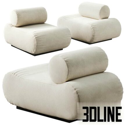 Modular sofa Corbi Trio(3dline.net)