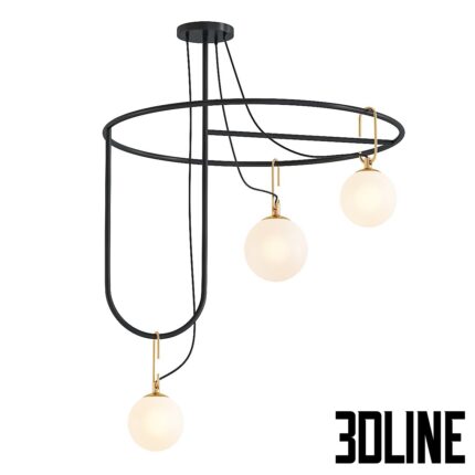 NH S4 Circular Chandelier(3dline.net)