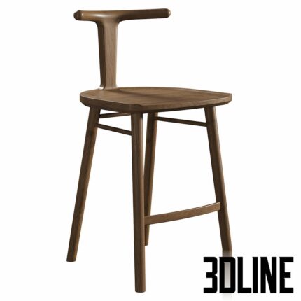 Oxbend Stool(3dline.net)