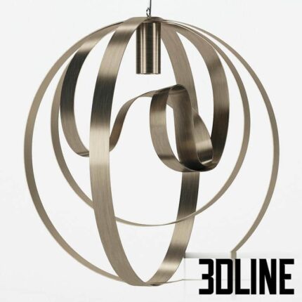 Pendant lamp antori Rodin(3dline.net)