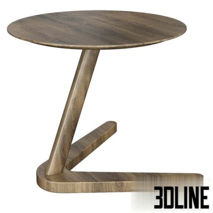 Pinewood End Table(3dline.net)