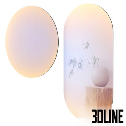 Ruby Iridescent Wall Mirror Set by Westwing(3dline.net)