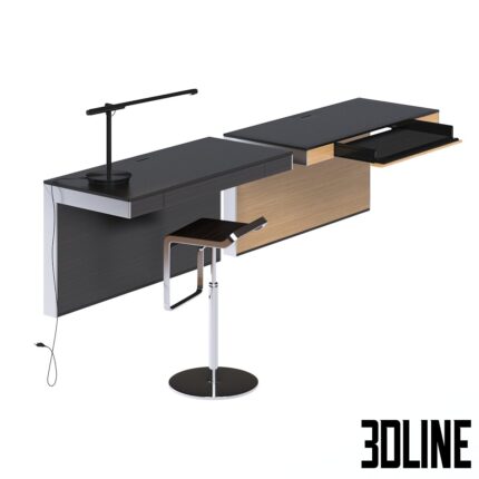 Sequel Wall Desk(3dline.net)