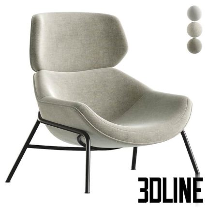 Alisia armchair(3dline.net)