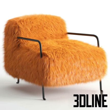Baxter Bruxelles Armchair(3dline.net)