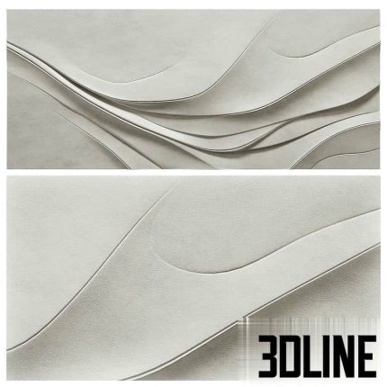 Beige Abstract Wall Art(3dline.net)